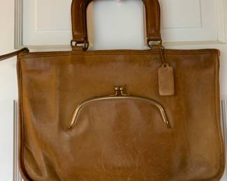 Vintage Coach 9440 watermelon tote