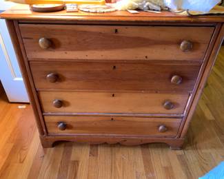 Antique 4 drawer chest