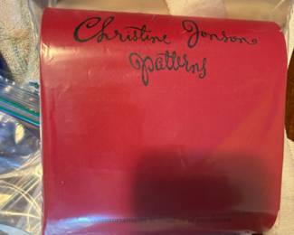 Christine Jonson patterns and fabric samples