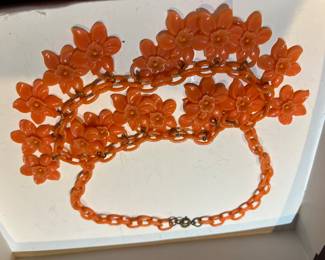Vintage plastic necklace