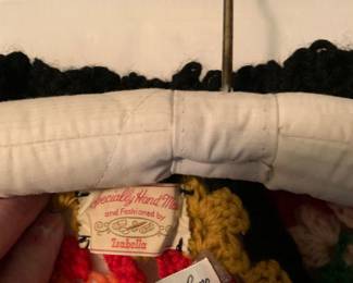 Tags of crocheted skirt