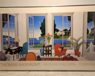 Thomas McKnight - Large vintage poster