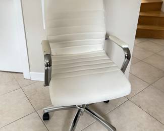 Vegan Leather Adjustable Height Office Chair. Photo 1 of 2.