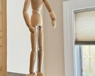 Artists Wooden Movable Manikin.