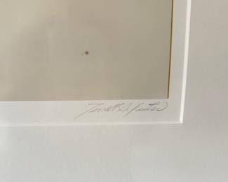 Bass Harbour, Maine Print. Signed By Artist. Measures 23.5" x 19" Unframed; 37.5" x 31" with Frame. Photo 2 of 3.