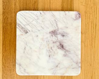 Marble Cheese Platter. Measures 12" x 12"