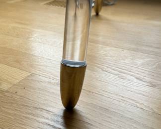 Pottery Barn Acrylic Tripod Floor Lamp. Measures 60" H. Photo 3 of 3.