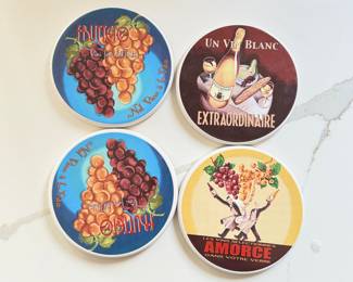 Set of 4 Coasters.
