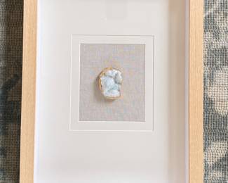 Crystal Framed in Shadow Box - 2 Available. Each Measures 16" W x 12" H. Photo 1 of 2.