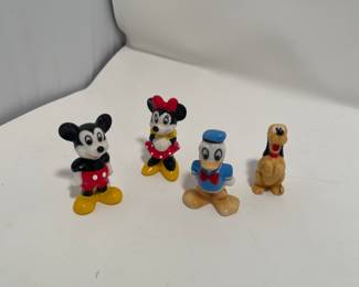 Mini Mickey Mouse, Minnie Mouse, Pluto, Donald Duck figurine