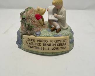 Winnie the Pooh & Christopher Robin music box -$12