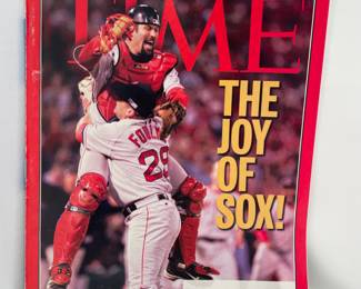 2004 Time Magazine Boston Red Sox World Series 