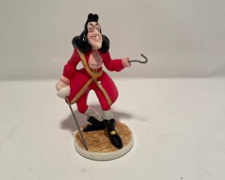 Vtg Disney Captain Hook figurine -$12