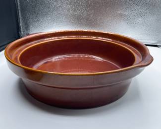 #259  -another view of set                                                                                4 pcs , 3 Reco 4” , 1 Terracotta round bowl 11”-$28