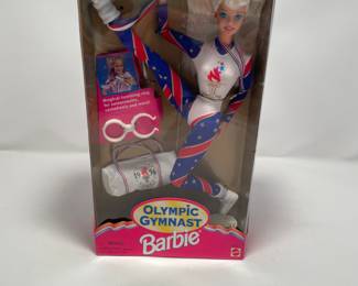 1995 Barbie gymnast Olympic Games NIB -$10