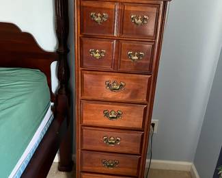 American Drew, tall, narrow chest of drawers