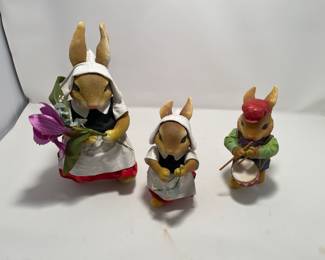 Clothtique by possible dreams bunnies -$9/ea or$24 for all 3