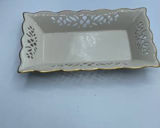 #231- Lenox Sherborne small tray -$6