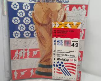 1994 World Cup official program and tickets