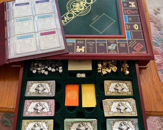 1991 Franklin Mint Monopoly collectors edition board game - $150