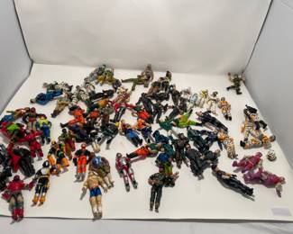 Assortment of action figures