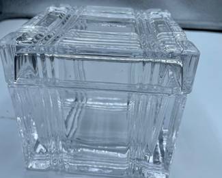 Lot #250 Plaid Trinket box-$4