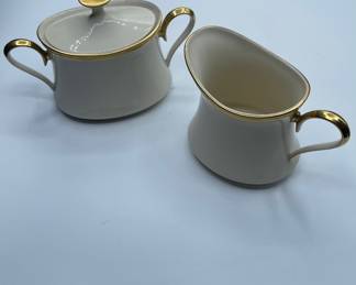 #205, Lenox Eternal sugar and creamer