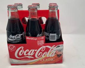 Coca Cola classic 6 pack World Cup USA 94