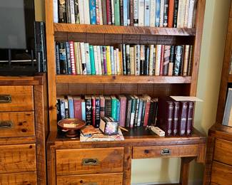 2 pieces- Young Hinkle, desk, and hutch