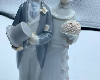 #243 Lladro Wedding couple-$20