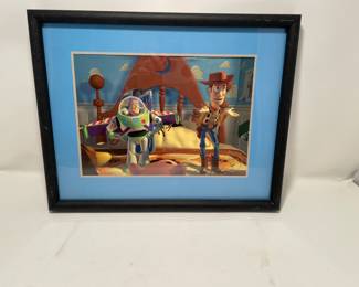 1996 Disney Toy Story Woody & Buzz light year lithograph - $15