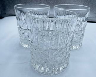 #216   Durand Tuileries Cristal D’ Arques Rock Glasses  Quantity 3- $12