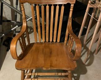 Vtg style Oak Press back rocket