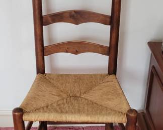 Antique ladder vintage chair. 