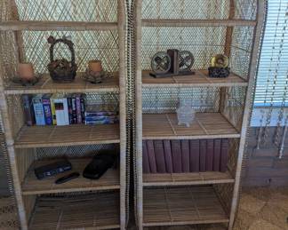 Boho Wicker Shelves 