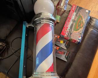 Lighted Barber Pole