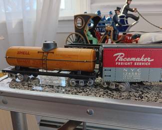 MARX train set with track, near mint