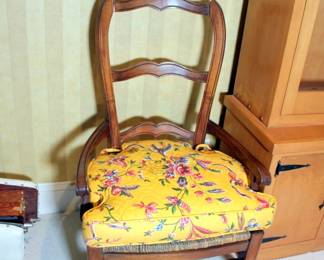 Antique Chair with Cushion