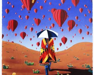 Albuquerque Balloon Fiesta Signed and Numbered Original Posters (2002, 2005, 2008, 2010, 2019)
