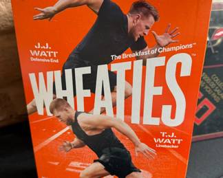 Wheaties box, J.J. Watt and T.J. Watt (NIB)