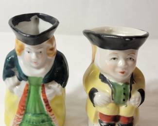 Vintage Mini Toby Character Jugs Mugs Pitchers Occupied Japan
