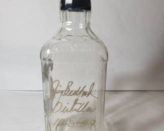 Vintage Jack Daniels Bottle Signed by Distiller 