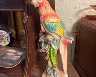 Vintage Parrot Figure