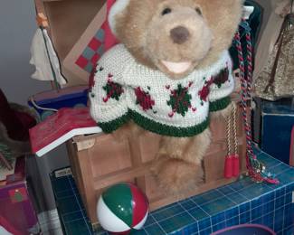 Teddy Bear In A Trunk Animated Motionette Figure