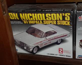 SEALED Model Kit By Lindberg - Don Nicholson's '61 Impala Super Stock