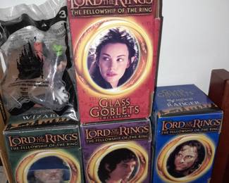 Lord Of The Rings Glass Goblet Set