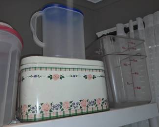 Vintage Tin Bread Box