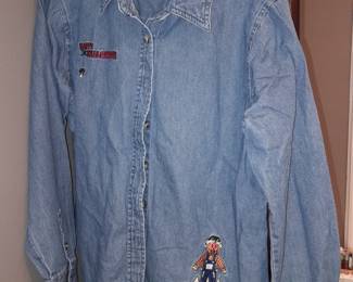 Vintage Halloween Embroidered Shirt