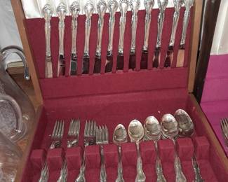 Flatware Set W/ Wooden Chest