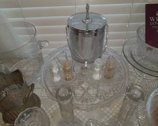 Crystal Bowls, Platters, Vases, Etc.